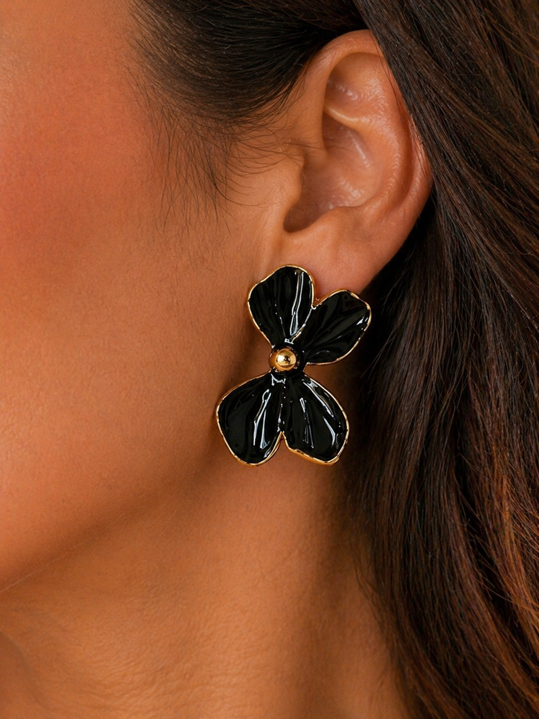 Boucles d'oreilles Fleur