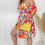 Miniature : Robe fleurie col bardot Gabi
