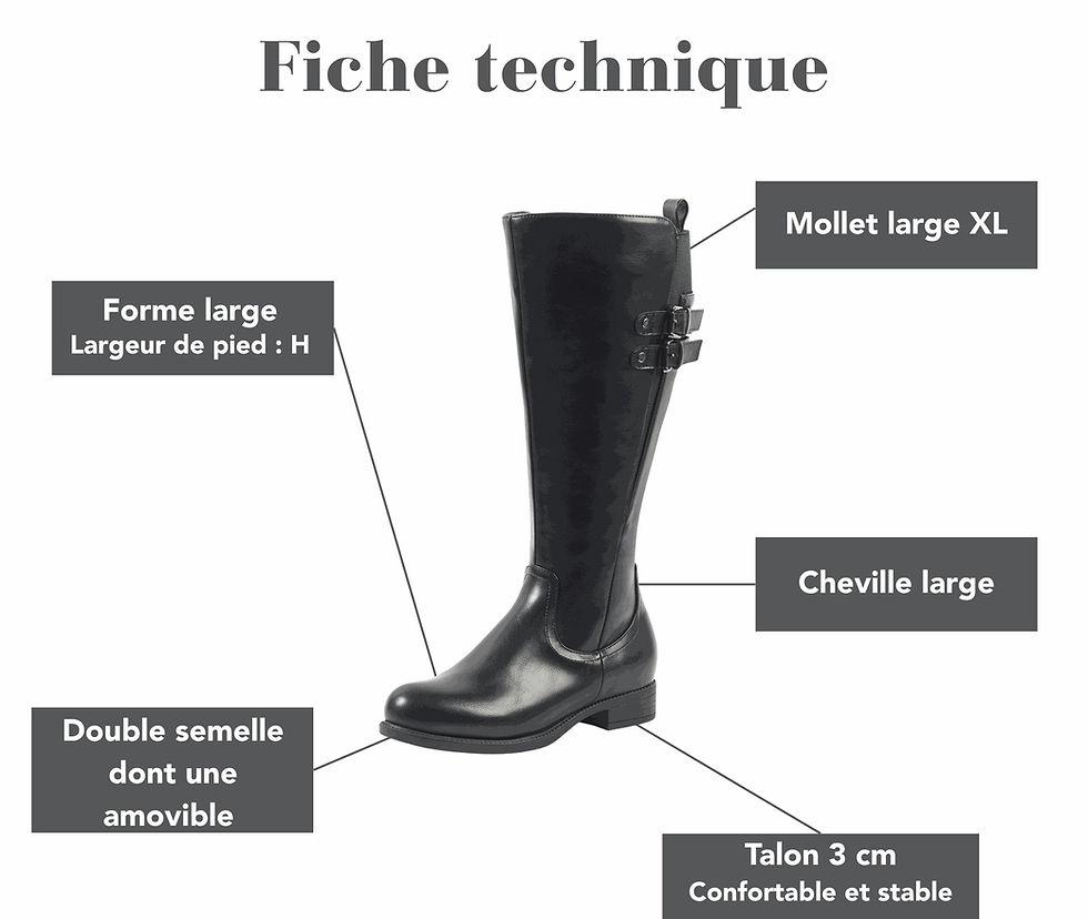 Miniature : Bottes mollets ronds Carmella - Gabylou
