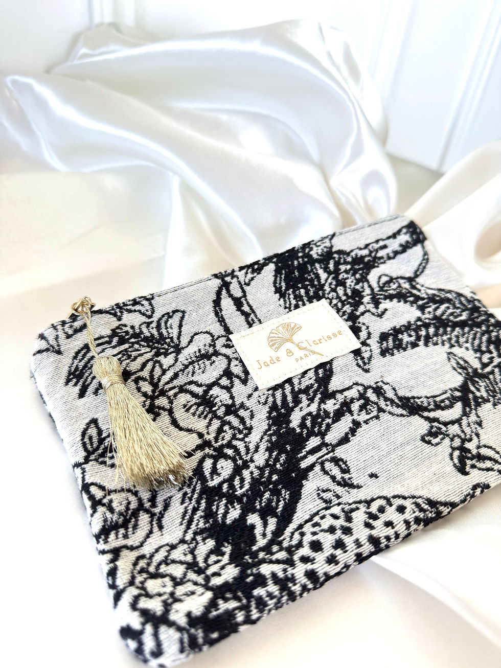 Miniature : Pochette toile de jouy