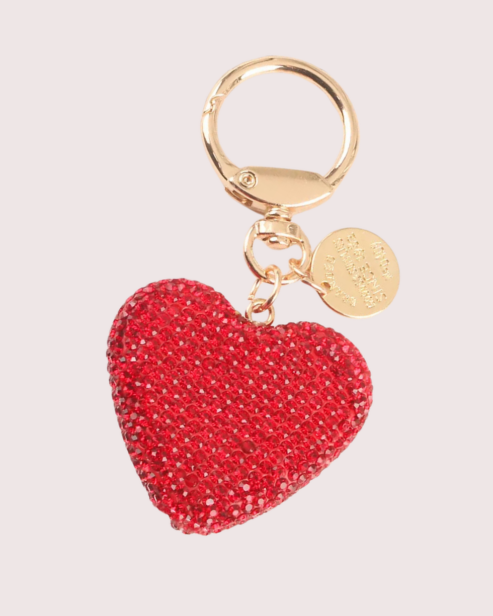 Miniature : Porte cles coeur strass