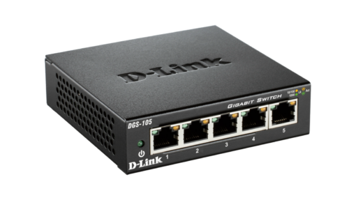 3. D-Link DGS-105 network switch