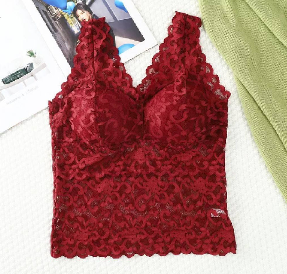 ภาพขนาดย่อ: เสื้อชั้นในไซส์ใหญ่ H-bra XL - XXL สปอร์ตบราลูกไม้ สำหรับสาวอวบ-สาวอ้วน