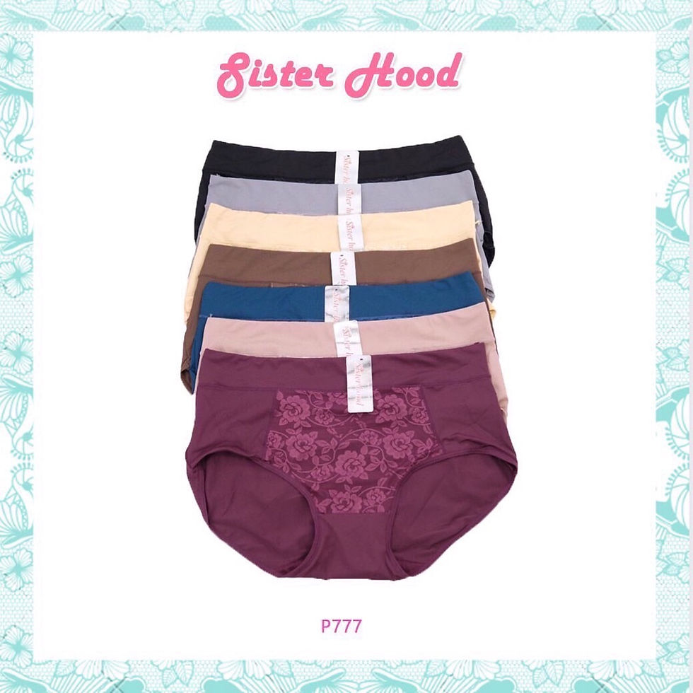 ภาพขนาดย่อ: กางเกงในไซส์ใหญ่ Sisterhood 777 เก็บสะโพก เต็มตัว ใส่สบาย ฟรีไซร์ 38-48นิ้ว