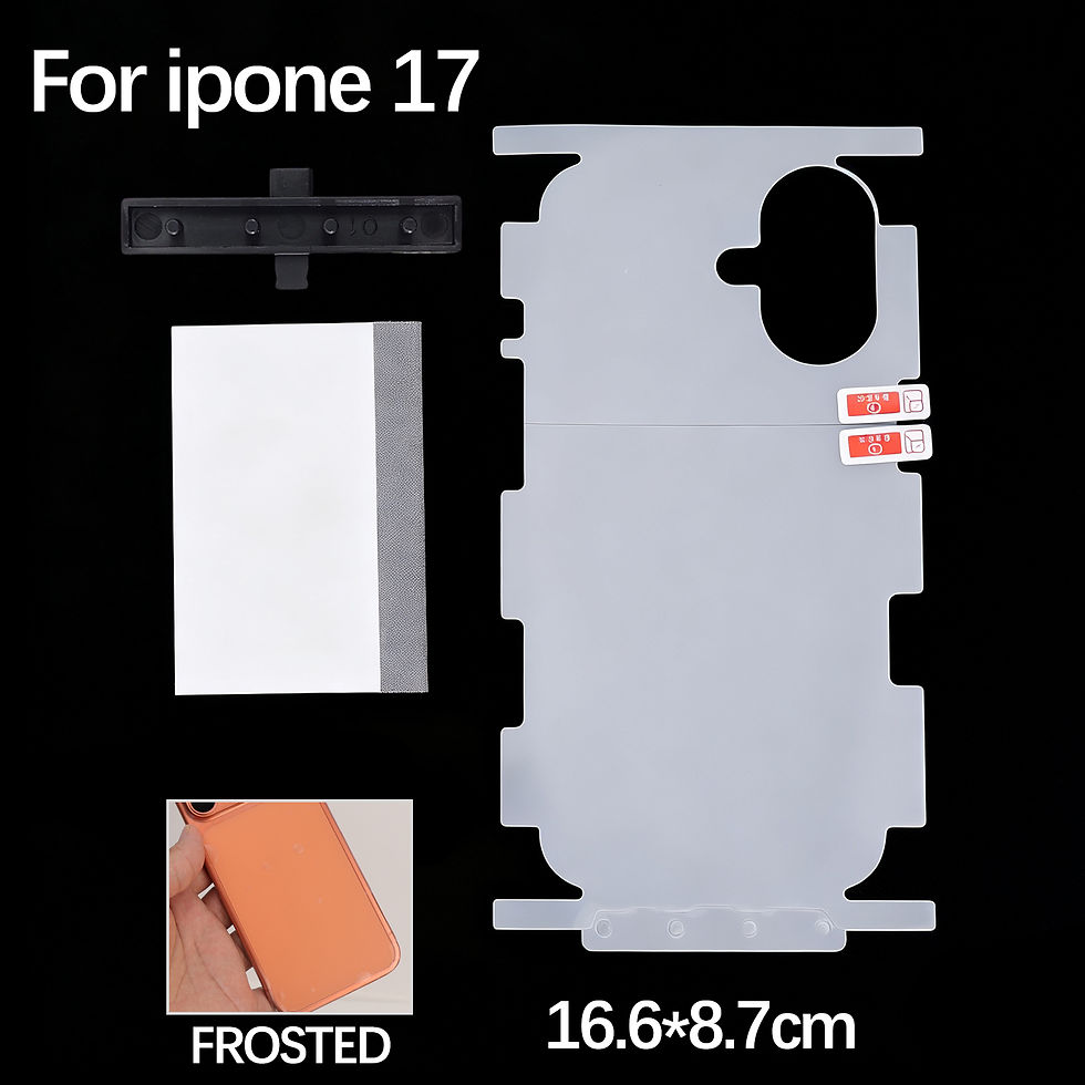 Miniatura: For iPhone 17 Pro Max Air 17Pro 17PM 17Air HD Side Frame Back Full Coverage