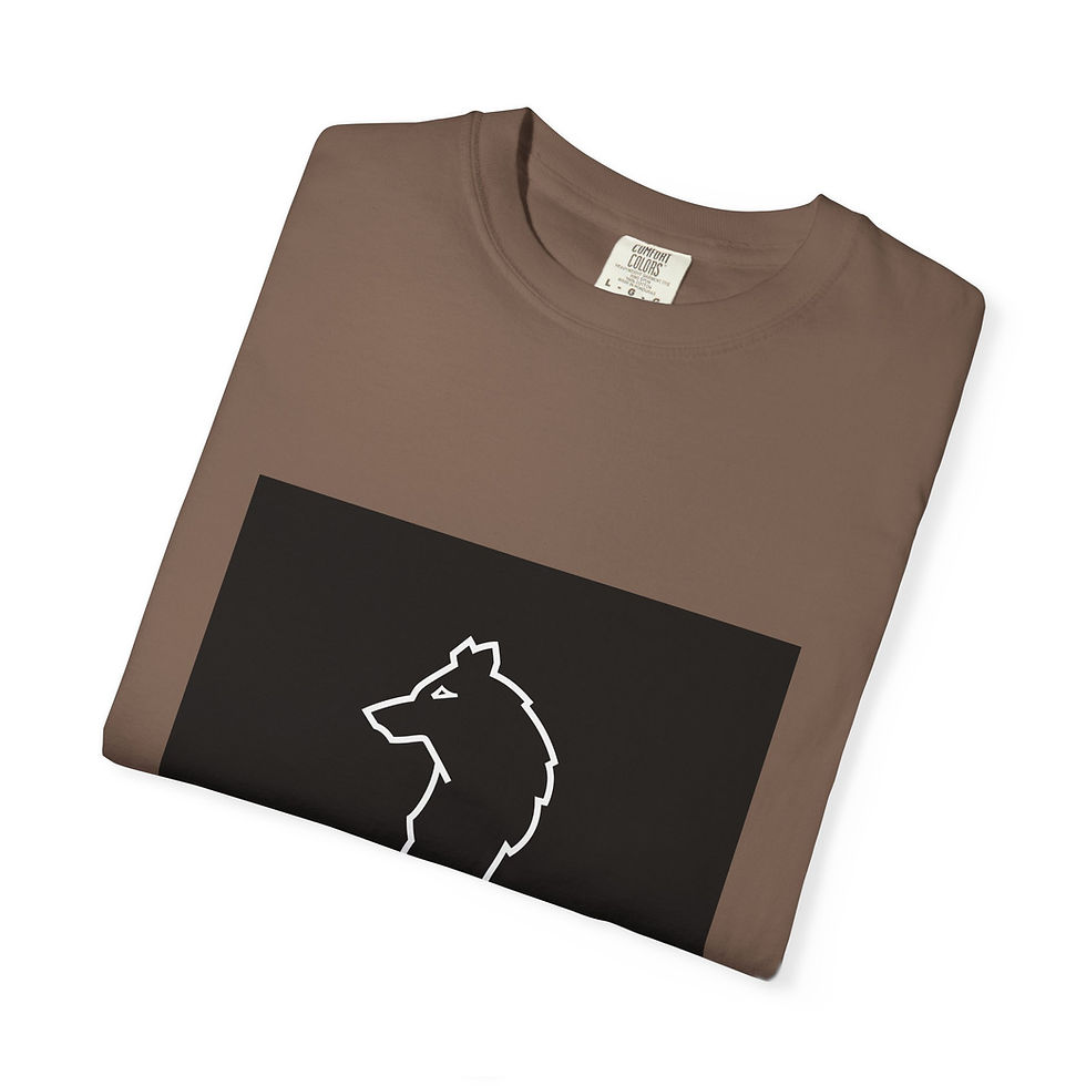 Thumbnail: Unisex Garment-Dyed T-Shirt with LoaO Mezcal Design - Trendy 