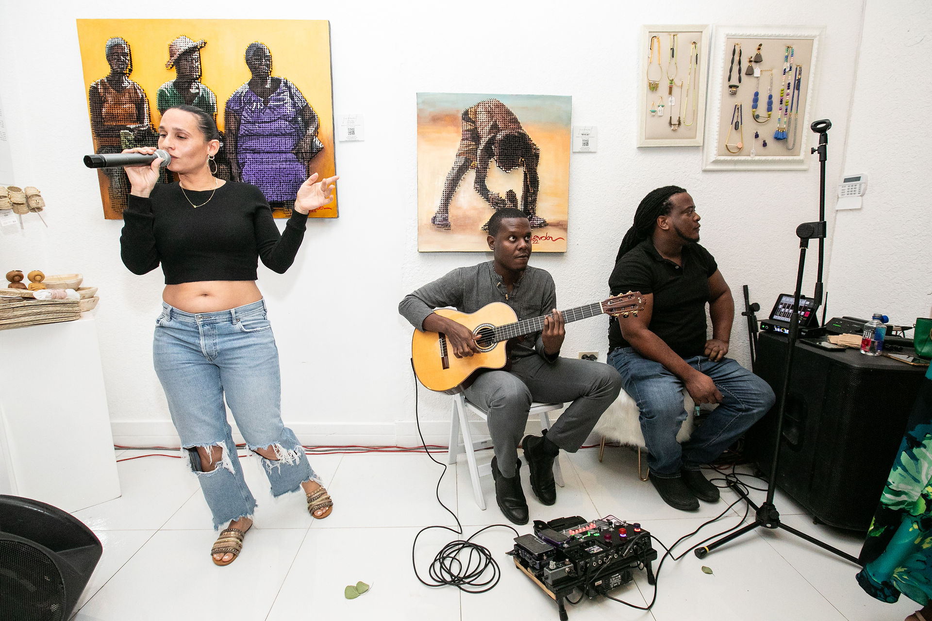 Jamaican songbird Sarah Couch delivers a stripped-back performance by Jamaican nail artwork at boutique in Jamaica 