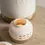 Thumbnail: Lantern with Cutouts - Porcelain & Acacia Wood