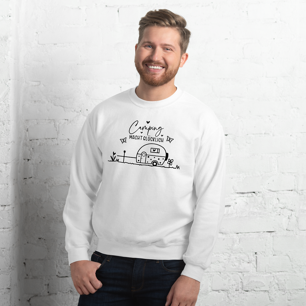 Miniaturbild: Sweatshirt "Camping macht glücklich"