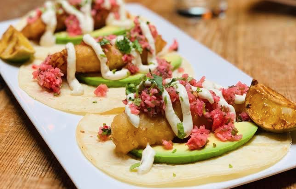 Arranged Food and Objects