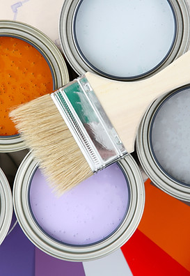 Seaux de peinture