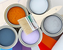 Seaux de peinture