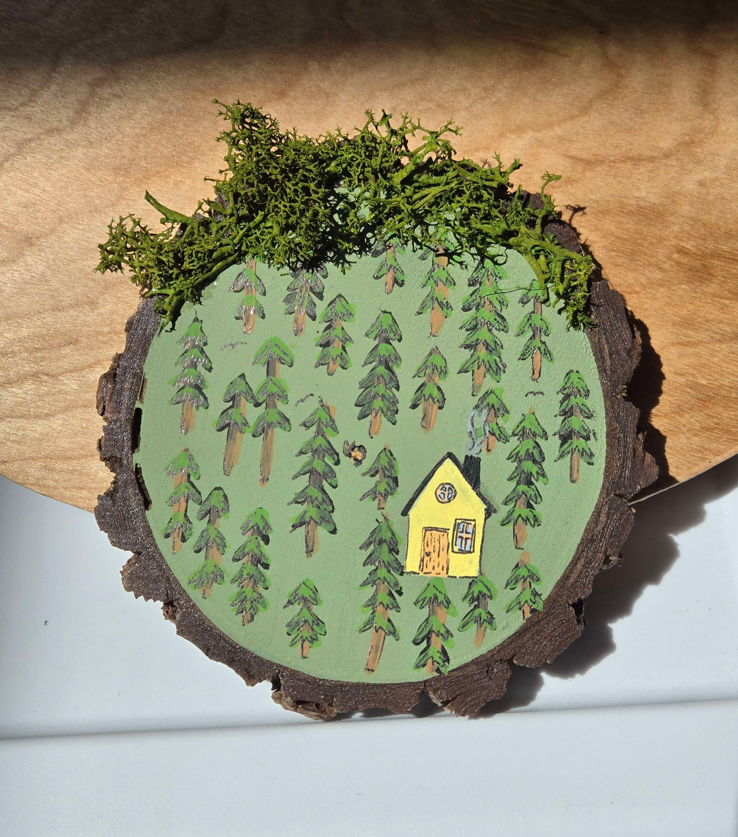 Large Wood Round