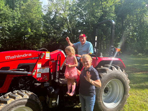 Farmers hard at work