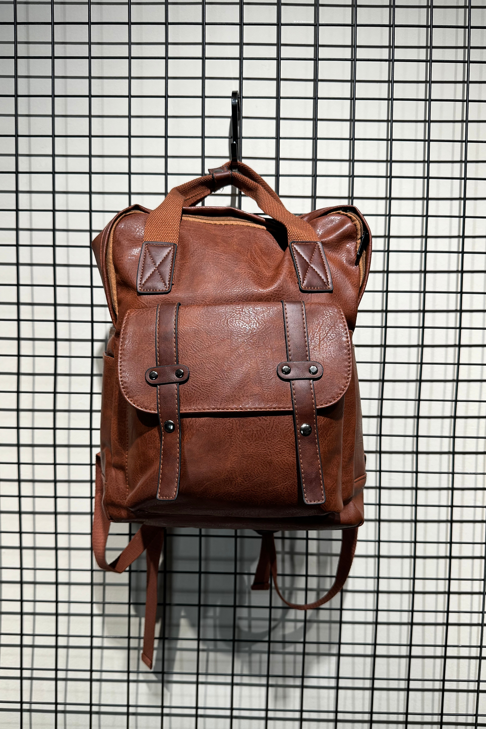 Brown Vintage Style Backpack