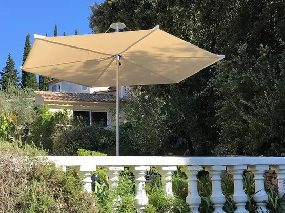 infina model by Umbrosa, Umbrosa, Heavy-duty umbrellas, Kalindi , Cyprus