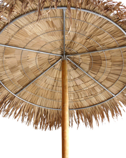 tropical thatch umbrella, Kalindi , Cyprus, heavy duty 