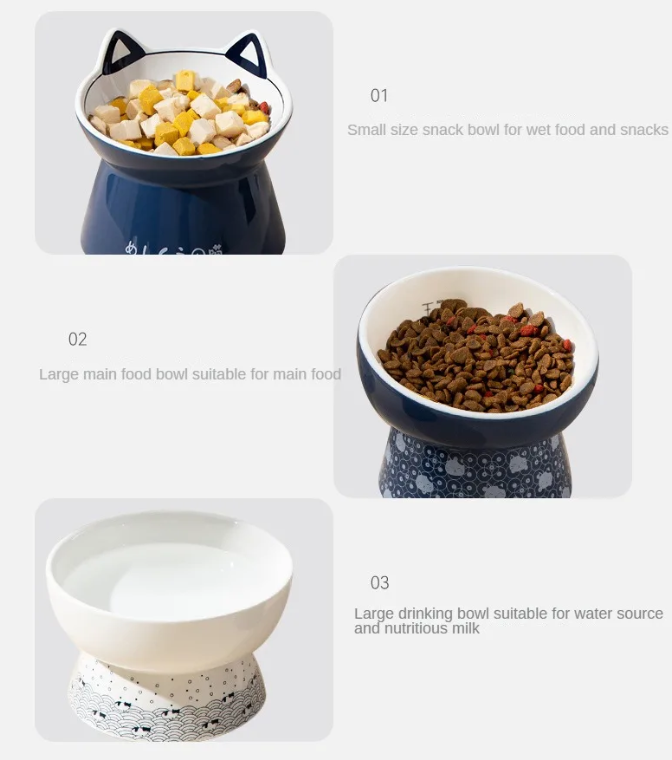 Thumbnail: Ceramic Cat Bowl (Japanese Style)