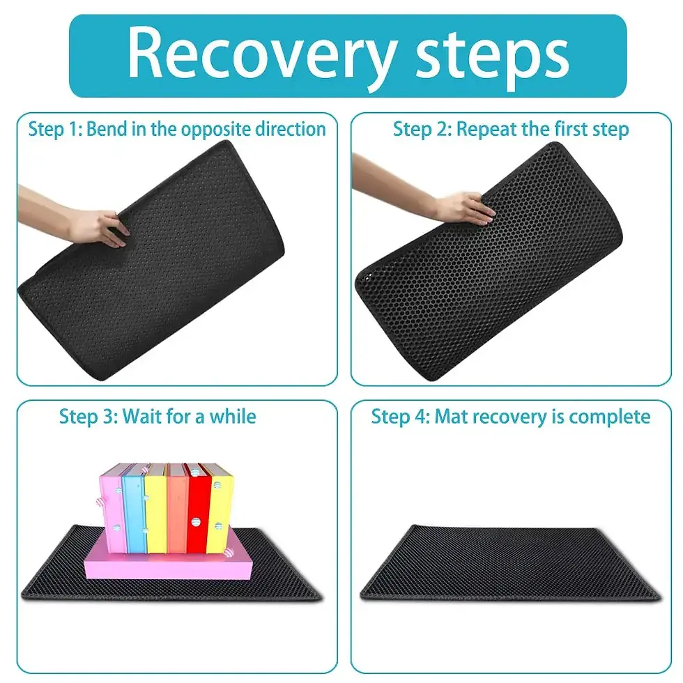 Thumbnail: Cat Litter Mat With Double Layer Waterproof