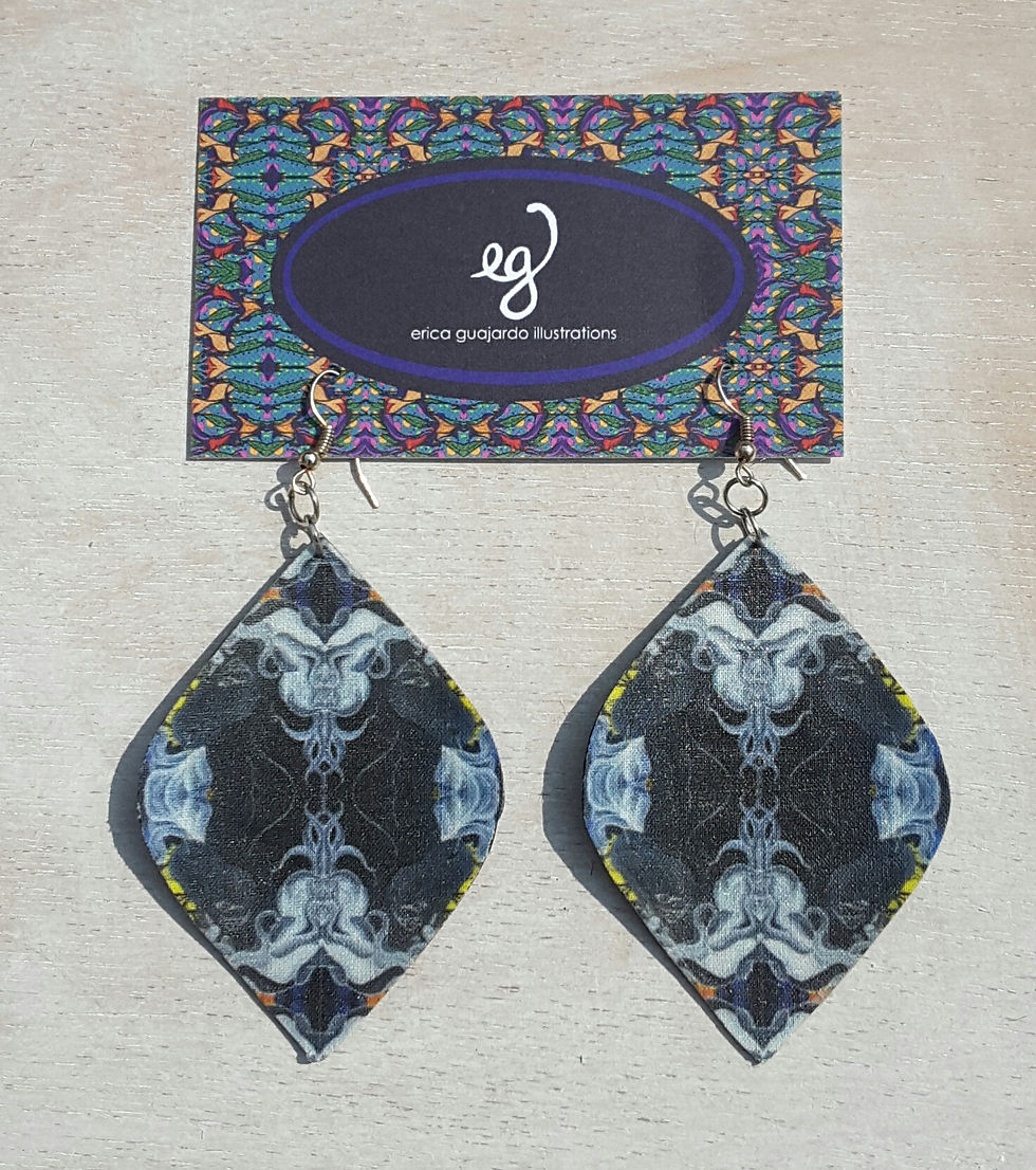 Thumbnail: Dark Unicorn Princess Earrings
