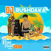 dj bushdaka - rum riddim and sum vol. 1 cover art by luckitah art