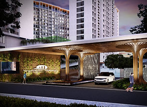 Grand Entrance of Yogakshema Residency