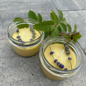 Warsztaty z robienia świec z wosku pszczelego oraz toniku z lawendy