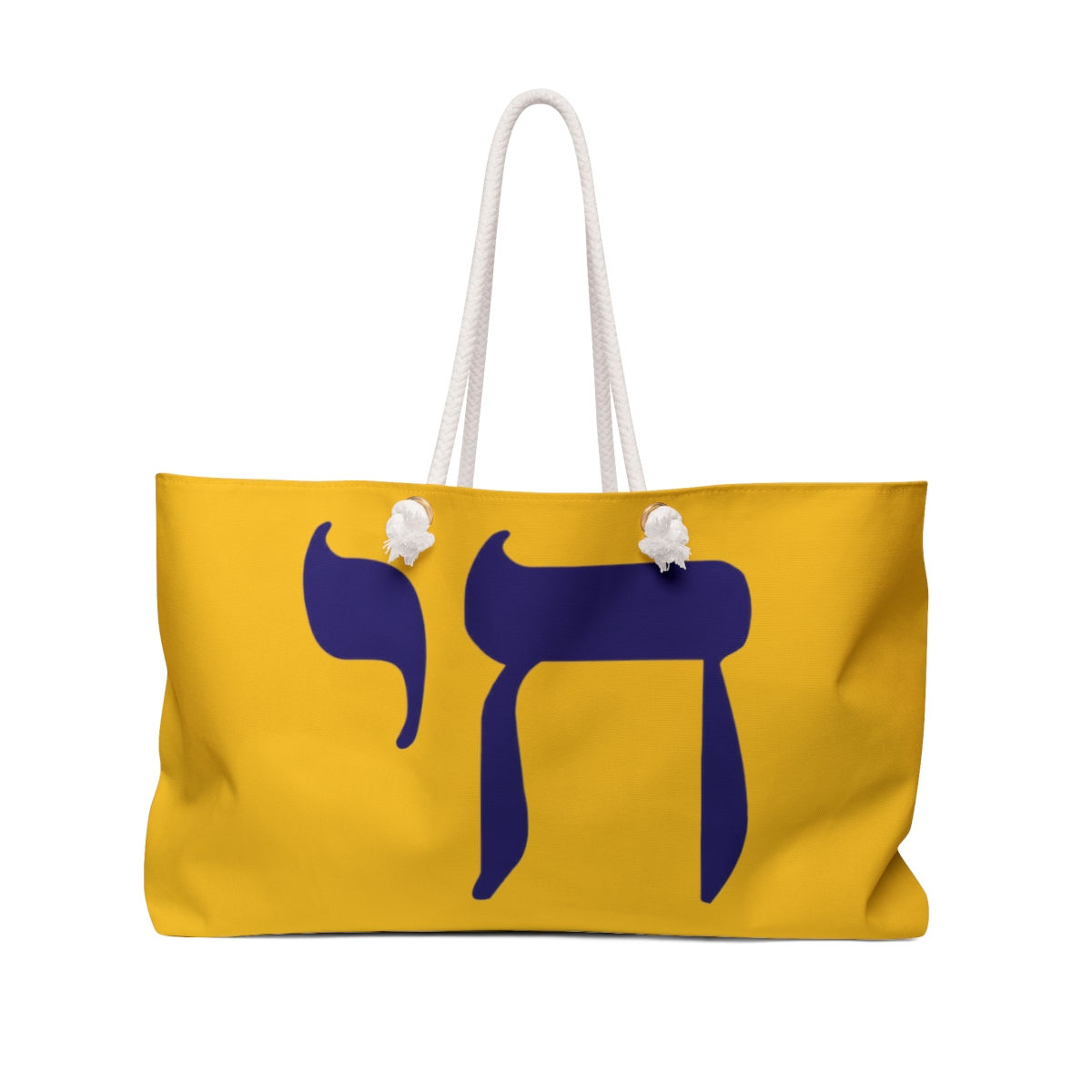 Chai Weekender Bag (Lemon Navy)