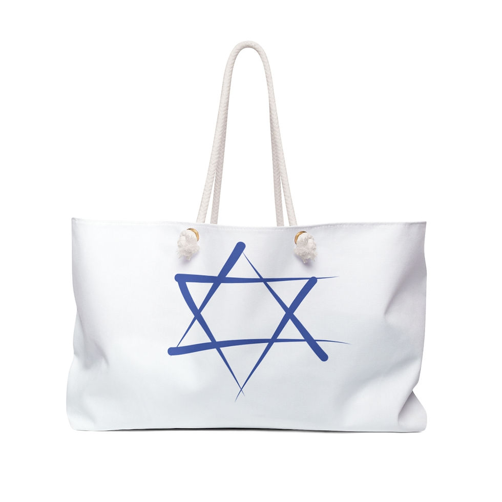 North Star Weekender Bag (White Navy)