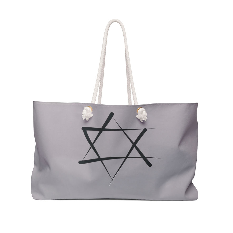 North Star Weekender Bag (Grey Black)