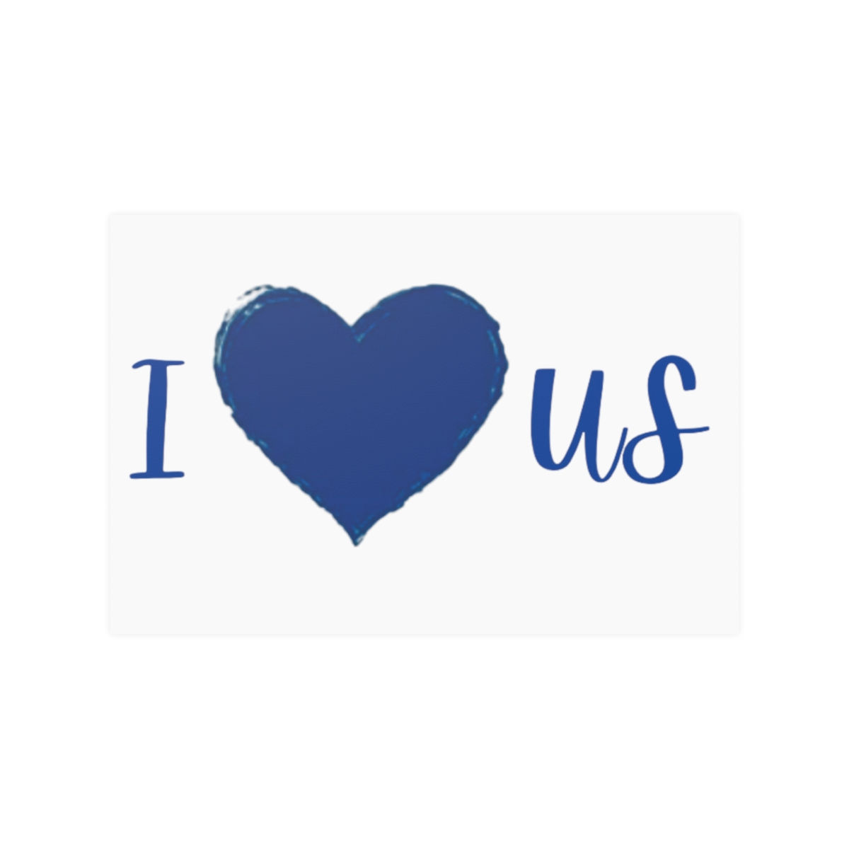 I Heart Us Poster - Horizon View