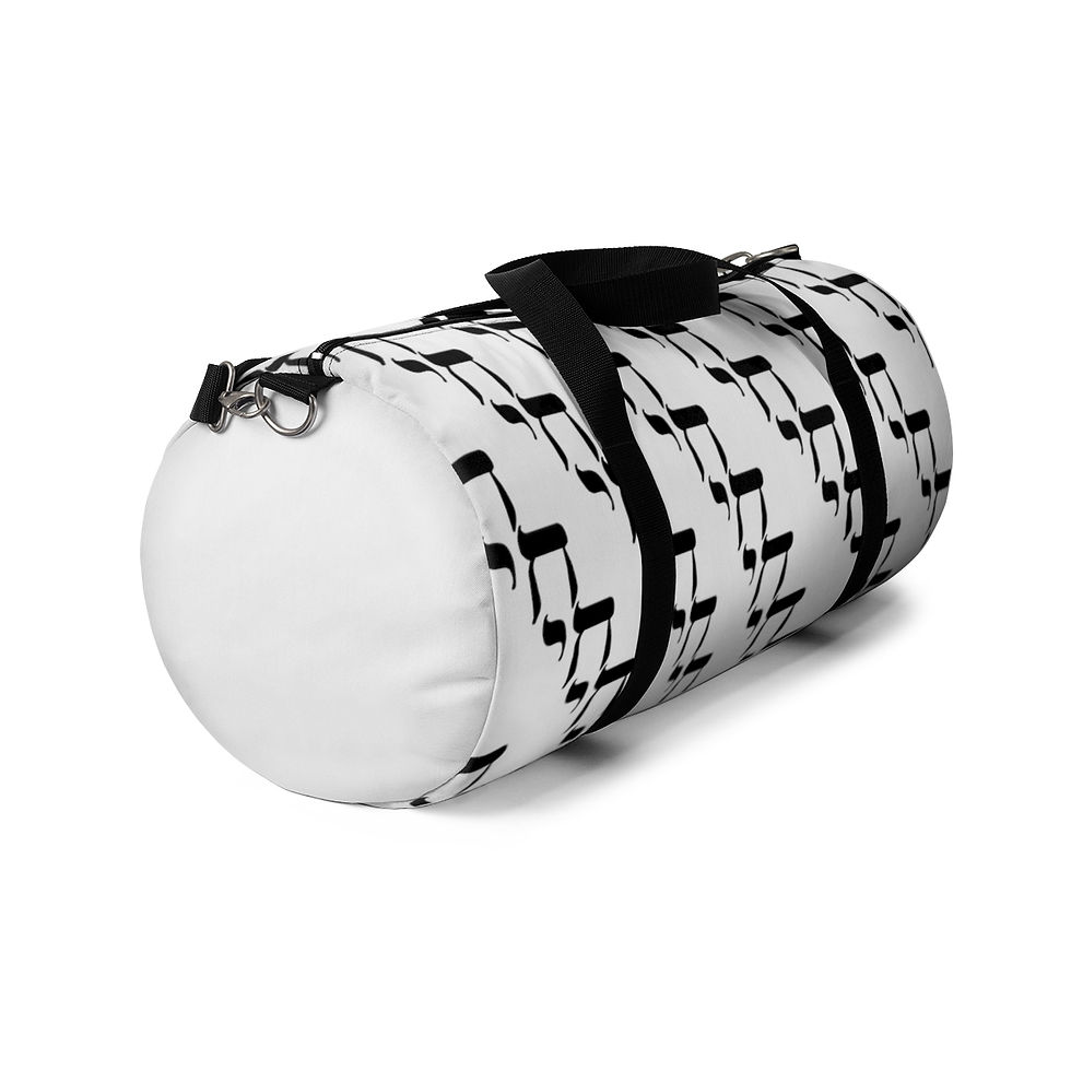 Thumbnail: Chai Duffel Bag (White Black)