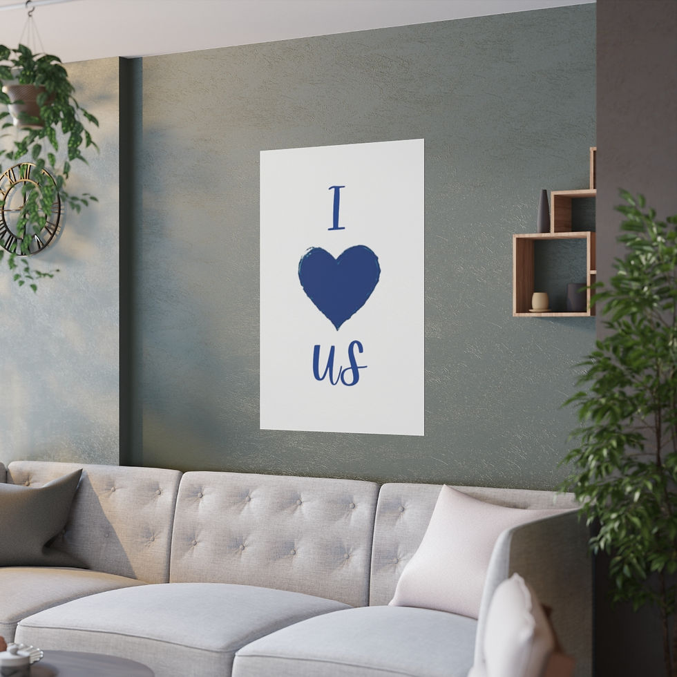 Thumbnail: I Heart Us Poster - Vertex View