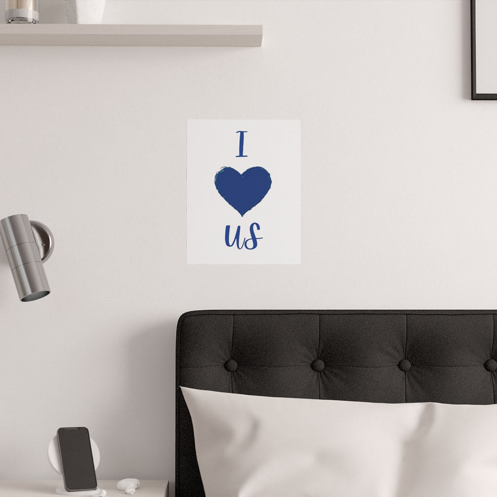 Thumbnail: I Heart Us Poster - Vertex View
