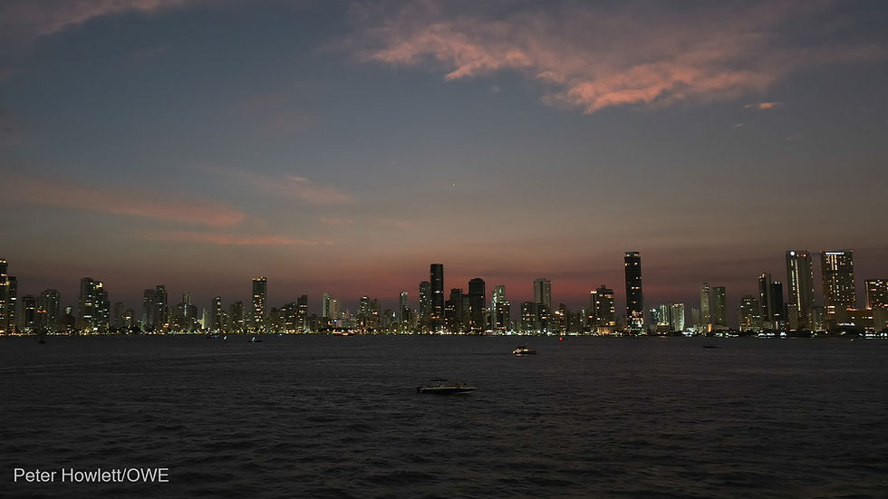 Cartagena as we departed