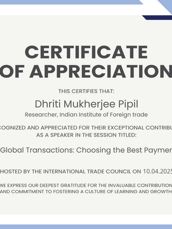International Trade Policy Expert, Foreign Trade Policy Expert