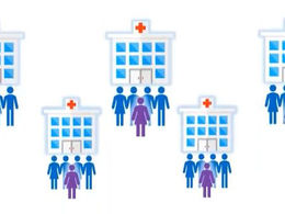 A network of clinical centers used for multi-centre trials or healthcare automation workflows.