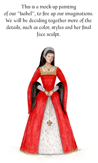 Miniature : "Isabel" A Dollmaking Experience