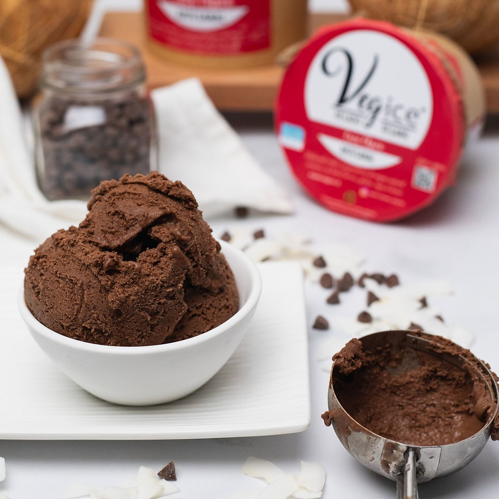 Helado Vegano Coco Chocolate
