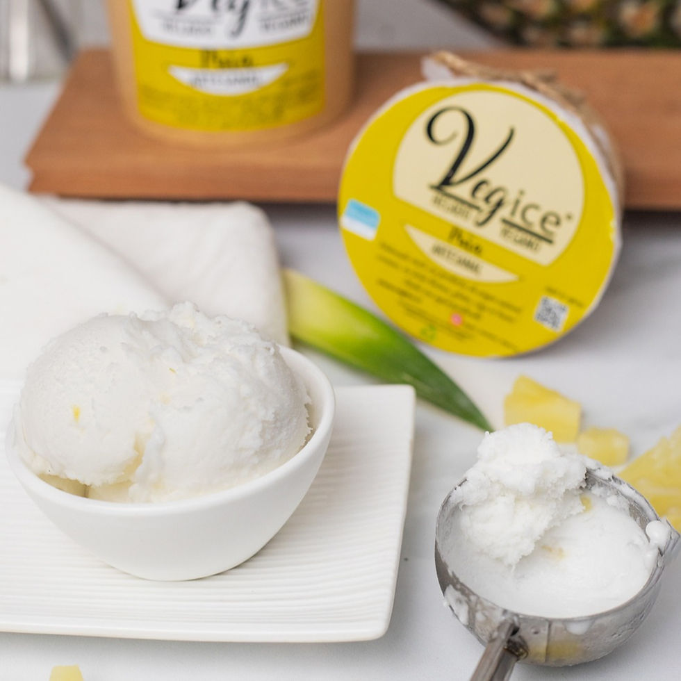 Helado Vegano Piña