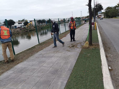 *Cumple Servicios Públicos con mantenimiento y saneamiento de Reynosa*