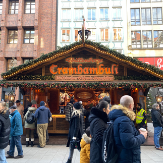 Cabane typique du marché de noël