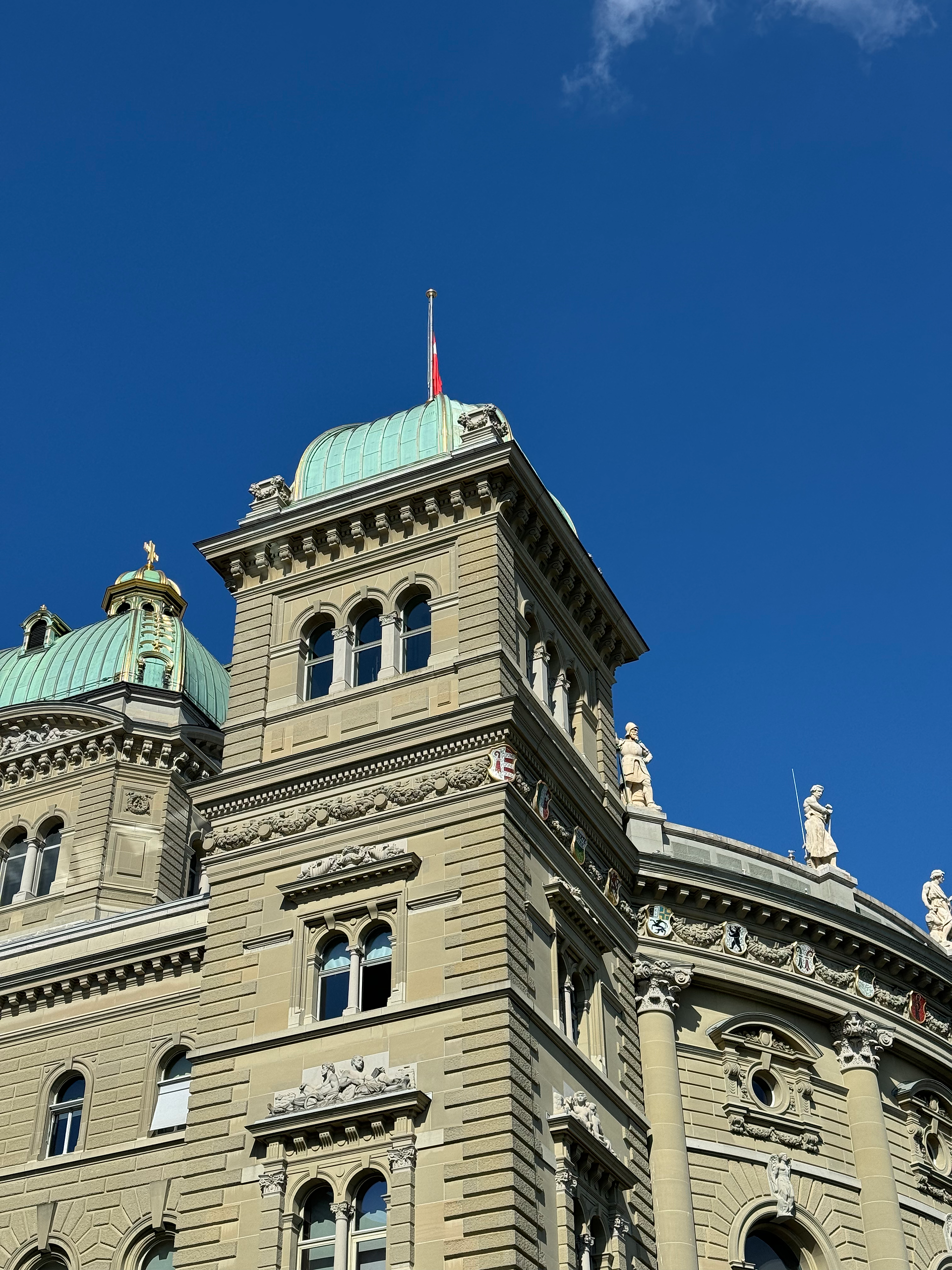 Toit du palais fédéral de Bern