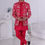 Thumbnail: Red Embroidered Sherwani: Groom Wedding Outfit, Customizable Ethnic Attire