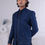 Thumbnail: Embroidered Dark Blue Sherwani: Groom Wedding Outfit, Indo-Western Suit