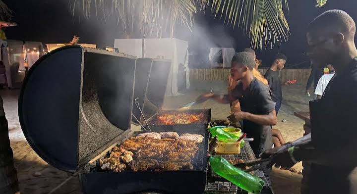 Arranged Food and Objects