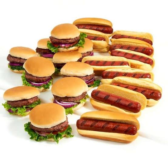 Arranged Food and Objects