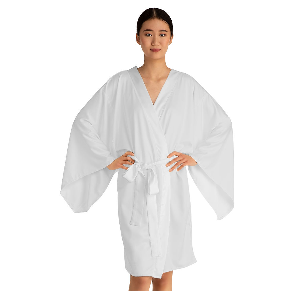 Thumbnail: Long Sleeve Kimono Robe (AOP)