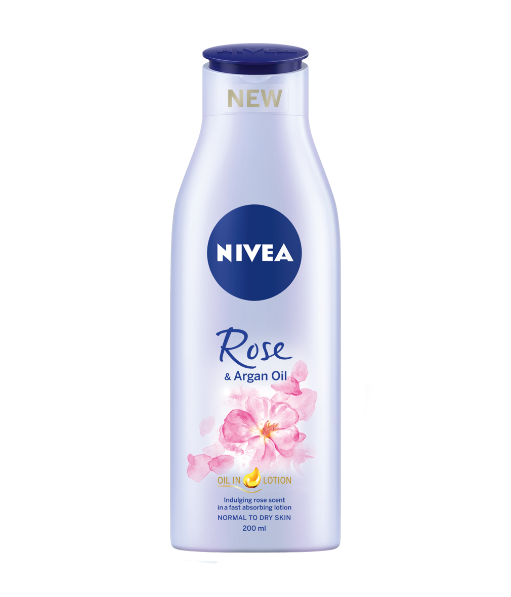 NIVEA OIL IN LOTION ROSE & ARGAN OIL DRY SKIN