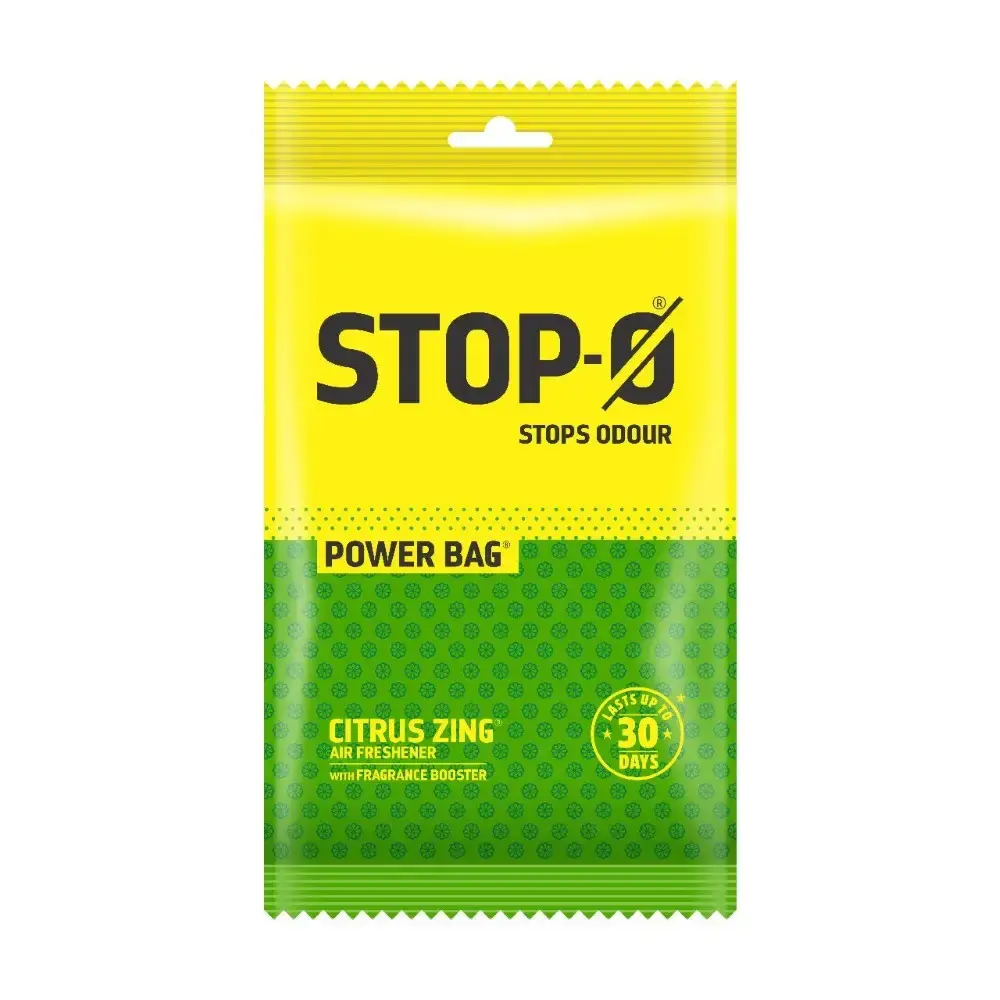 STOP-O ODOUR POWER BAG CITRUS ZING AIR FRESHNER